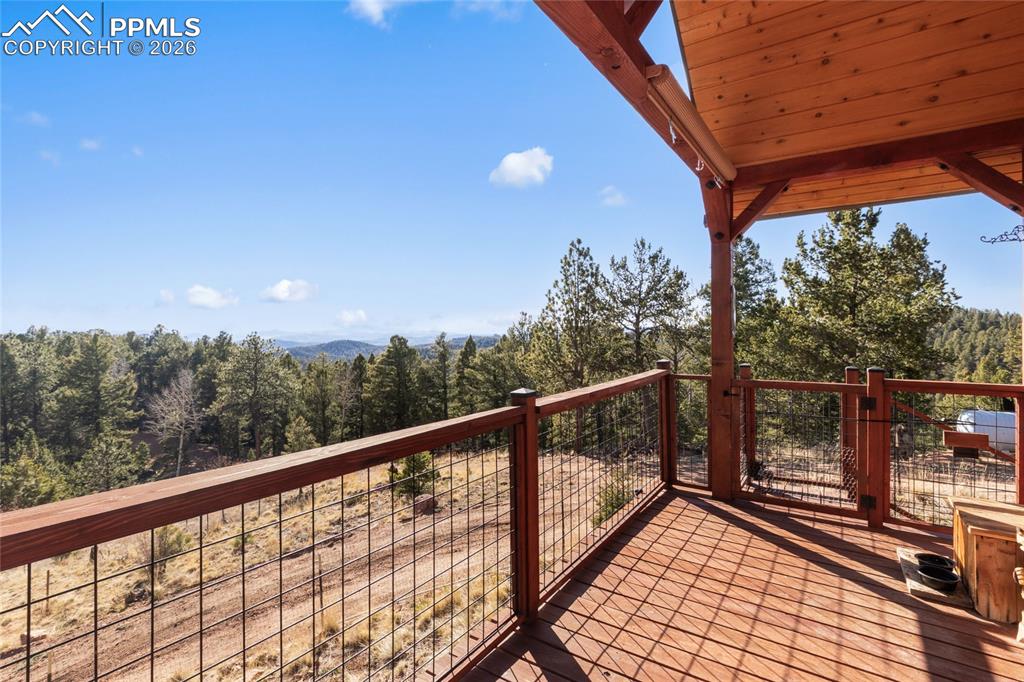 Image 21 of 39: Deck from the Living room