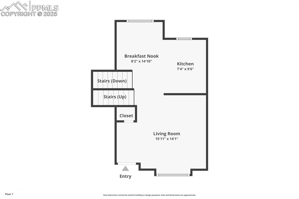 Image 30 of 32: View of floor plan / room layout