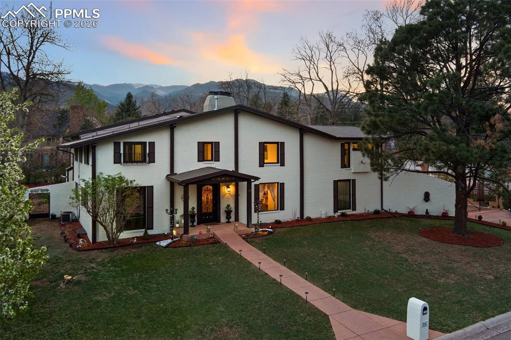 Caption: Front of Structure