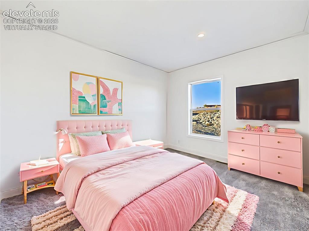 Image 34 of 50: Virtually Staged Versatile secondary bedroom with neutral palette, virtuall