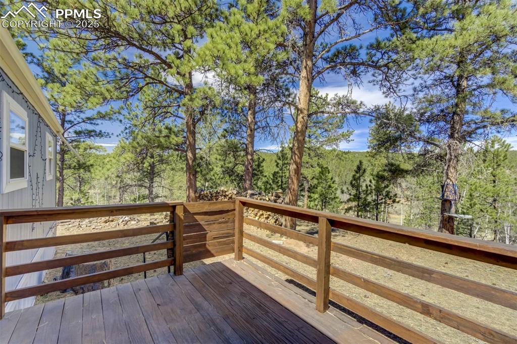 Image 30 of 47: Deck with Peak View