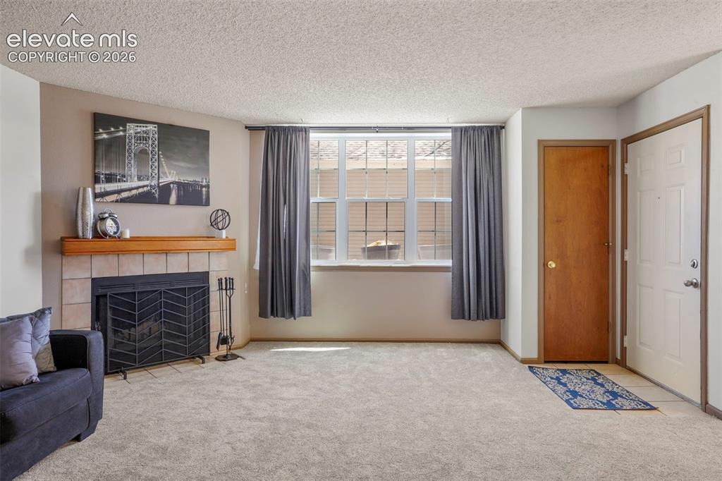 Image 2 of 50: NEW CARPET, WOOD FIREPLACE, UPDATED TECH LIGHTING