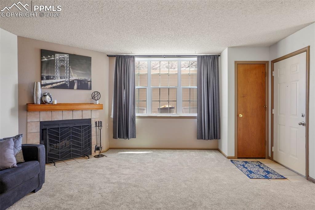 Image 3 of 50: NEW CARPET, WOOD FIREPLACE, UPDATED TECH LIGHTING