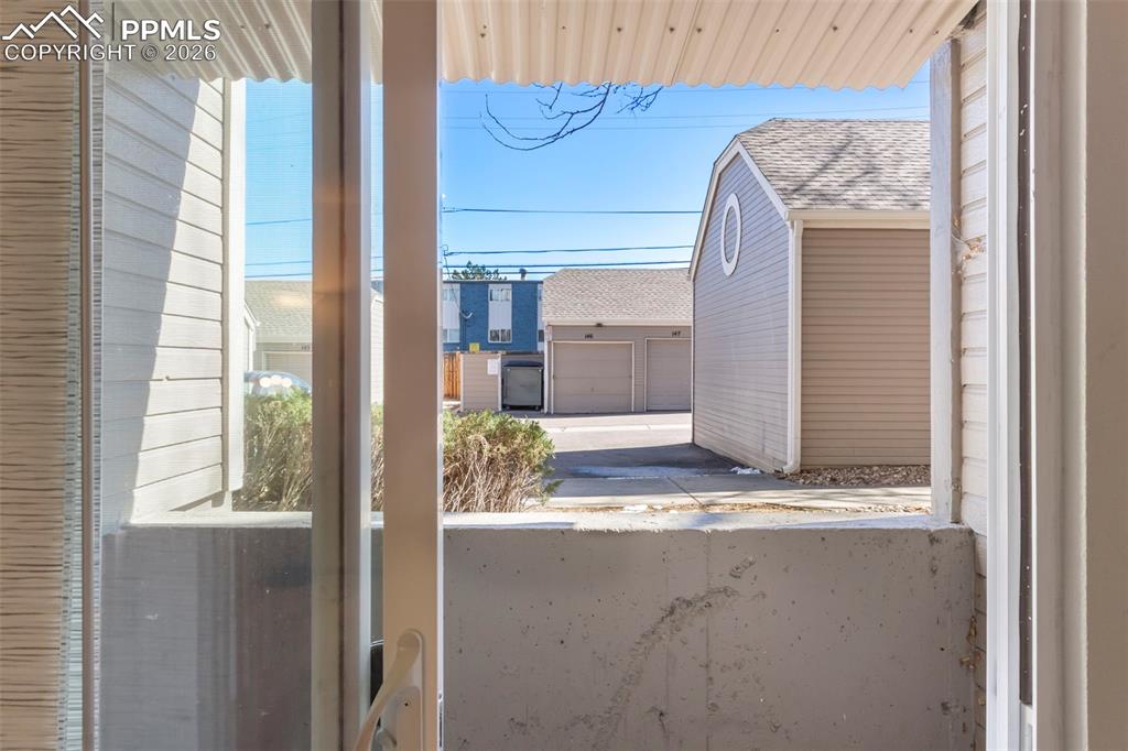 Image 43 of 50: View of doorway to outside