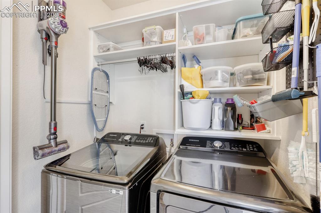 Image 22 of 45: Laundry Closet w/Storage