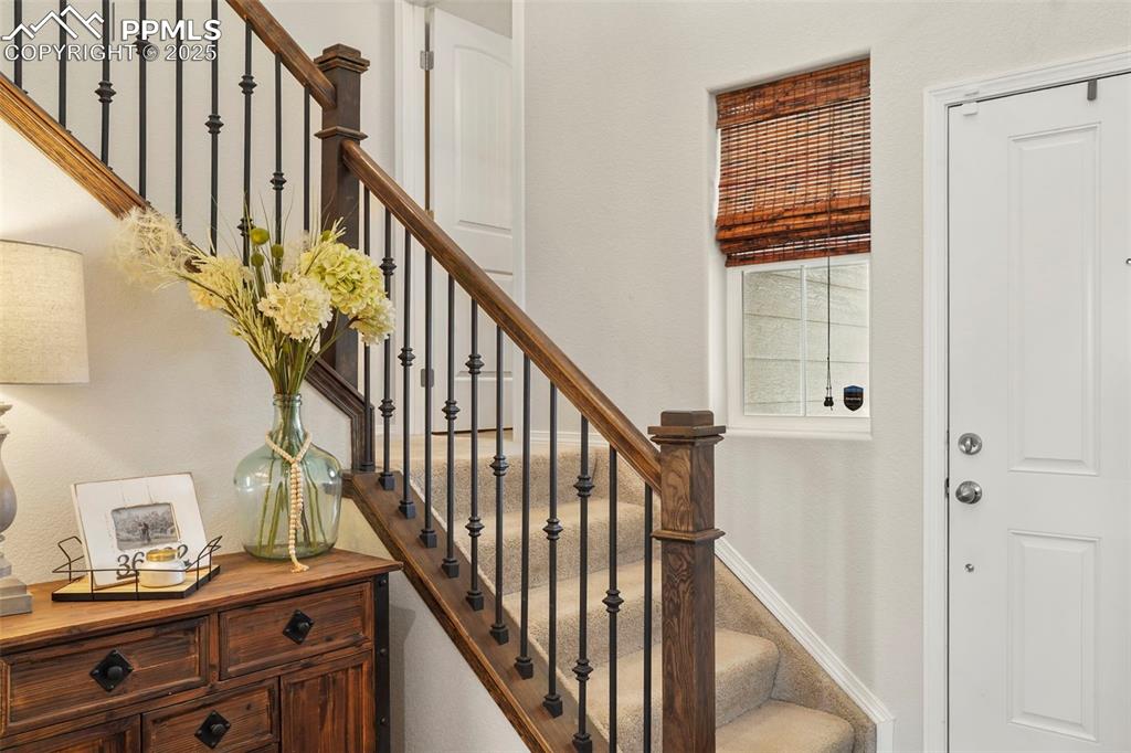 Image 6 of 36: Stairs with baseboards