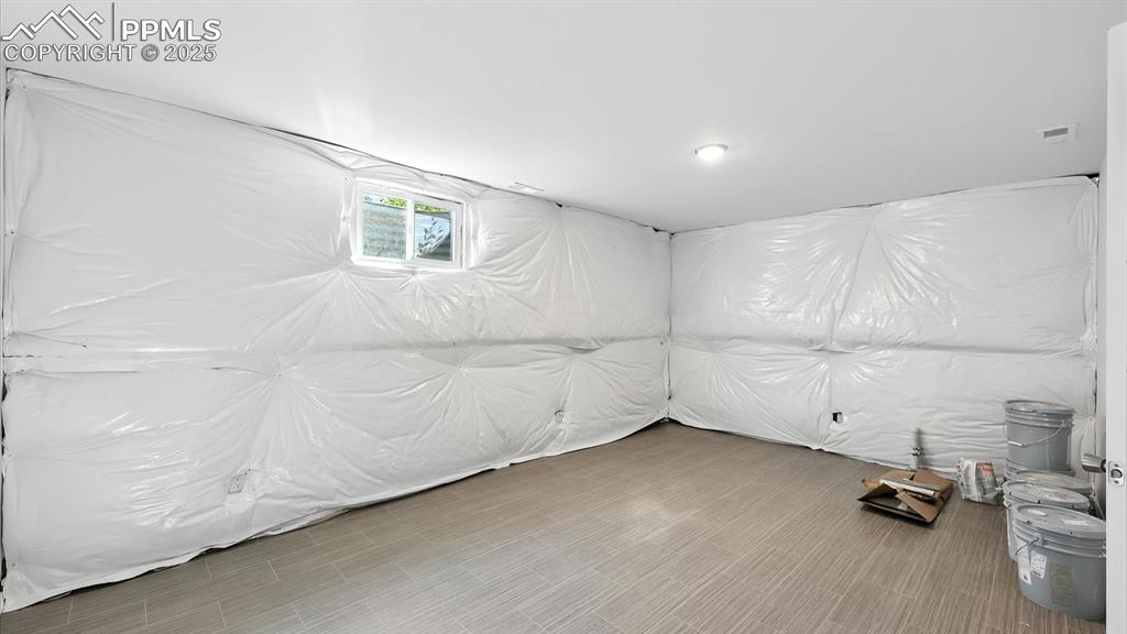 Image 38 of 50: Partially finished Basement Flex Space.
