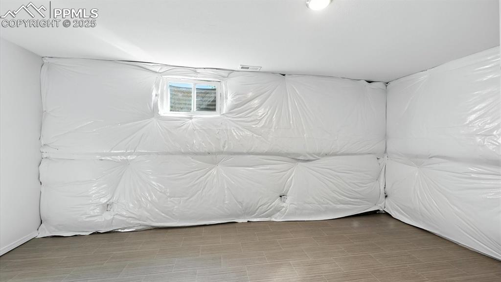 Image 39 of 50: Partially finished Basement Flex Space.