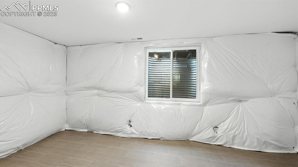 Image 42 of 50: Partially finished Basement Flex Space.