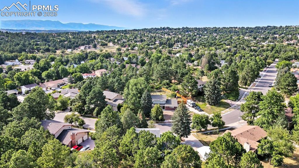 Image 2 of 50: Aerial view of neighborhood.