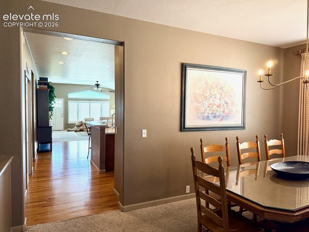 Image 31 of 42: Dining room off the kitchen