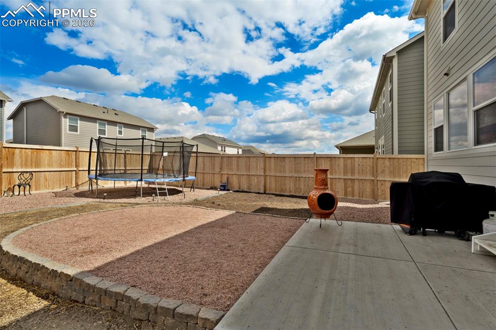 Image 39 of 45: Back yard has been completetely finished now. This photo was taken before w