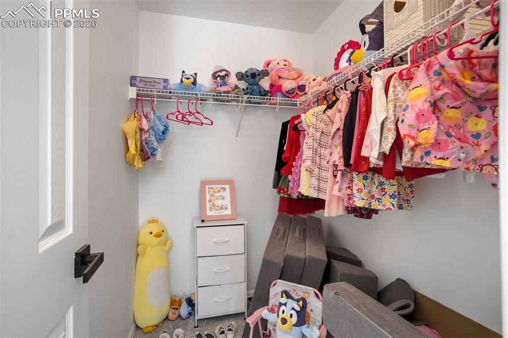 Image 31 of 46: Large walk-in closet for the 2nd bedroom.