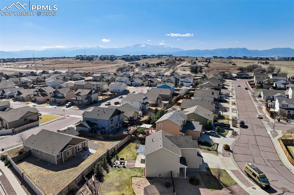 Image 42 of 46: Large lot with the CO rockies in the background.