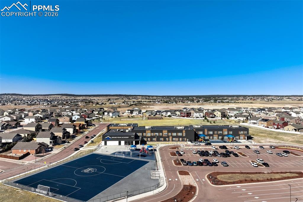 Image 43 of 46: One of the community schools within the neighborhood.