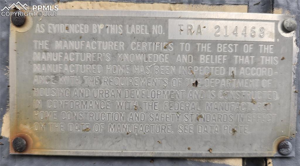 Image 29 of 29: HUD plate