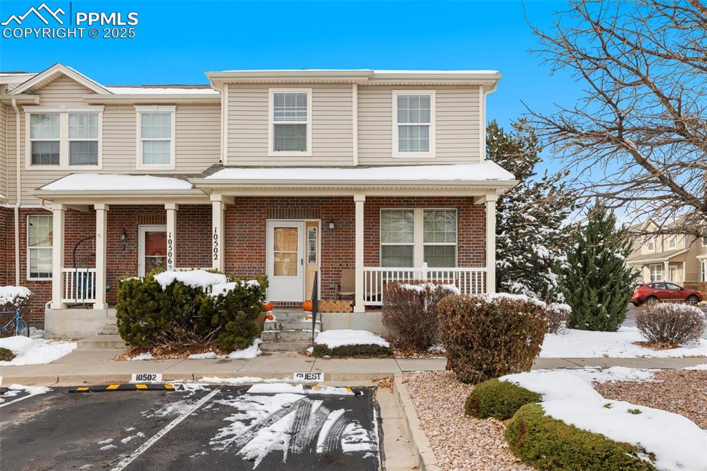 Caption: Front of Structure