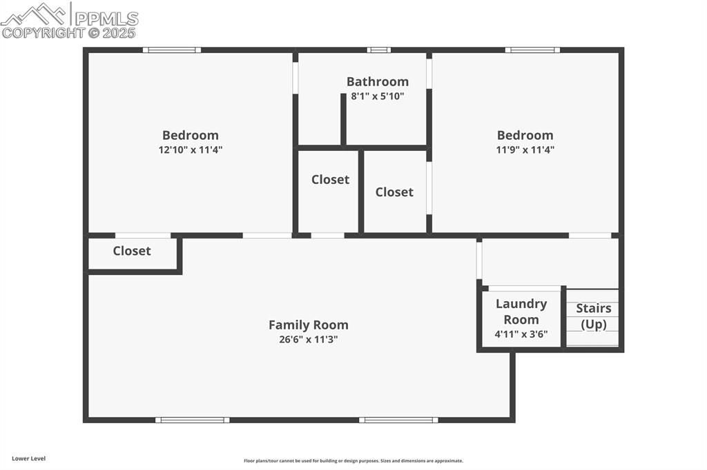 Image 11 of 32: View of lower level floor plan