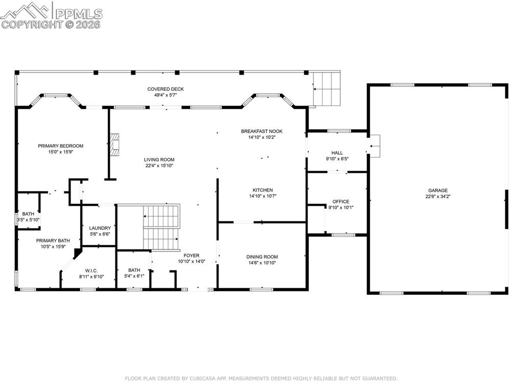 Image 32 of 32: Main Level & garage