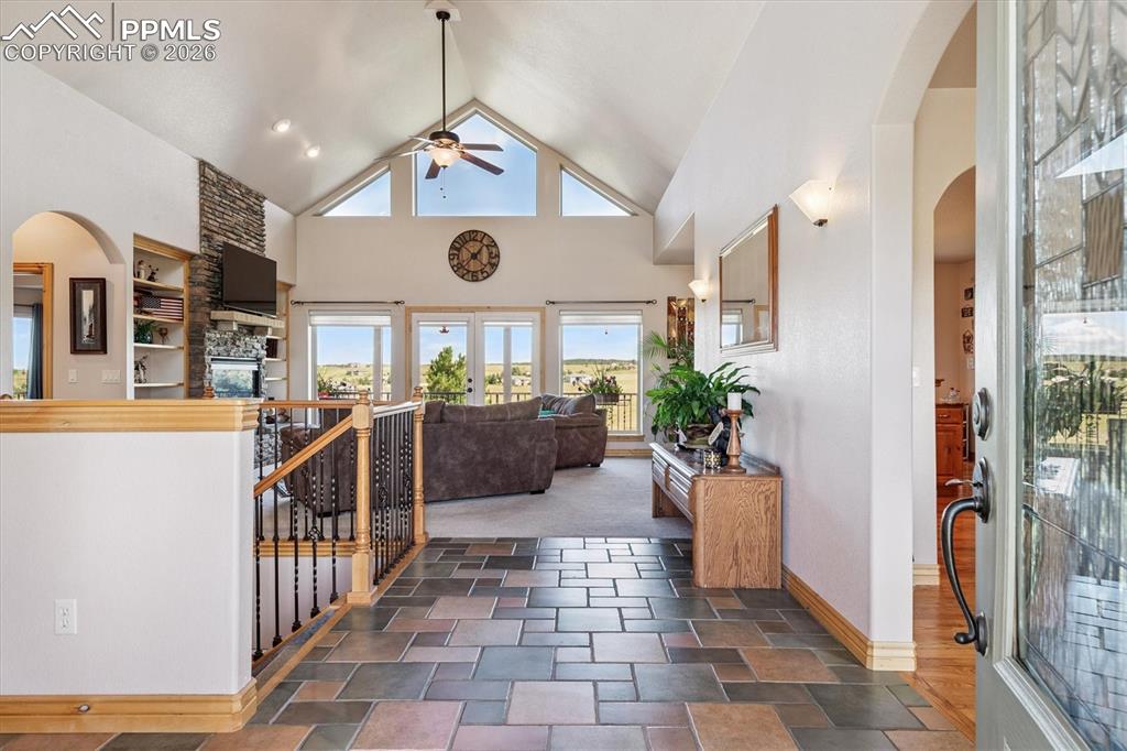 Image 5 of 32: Vaulted Entryway 