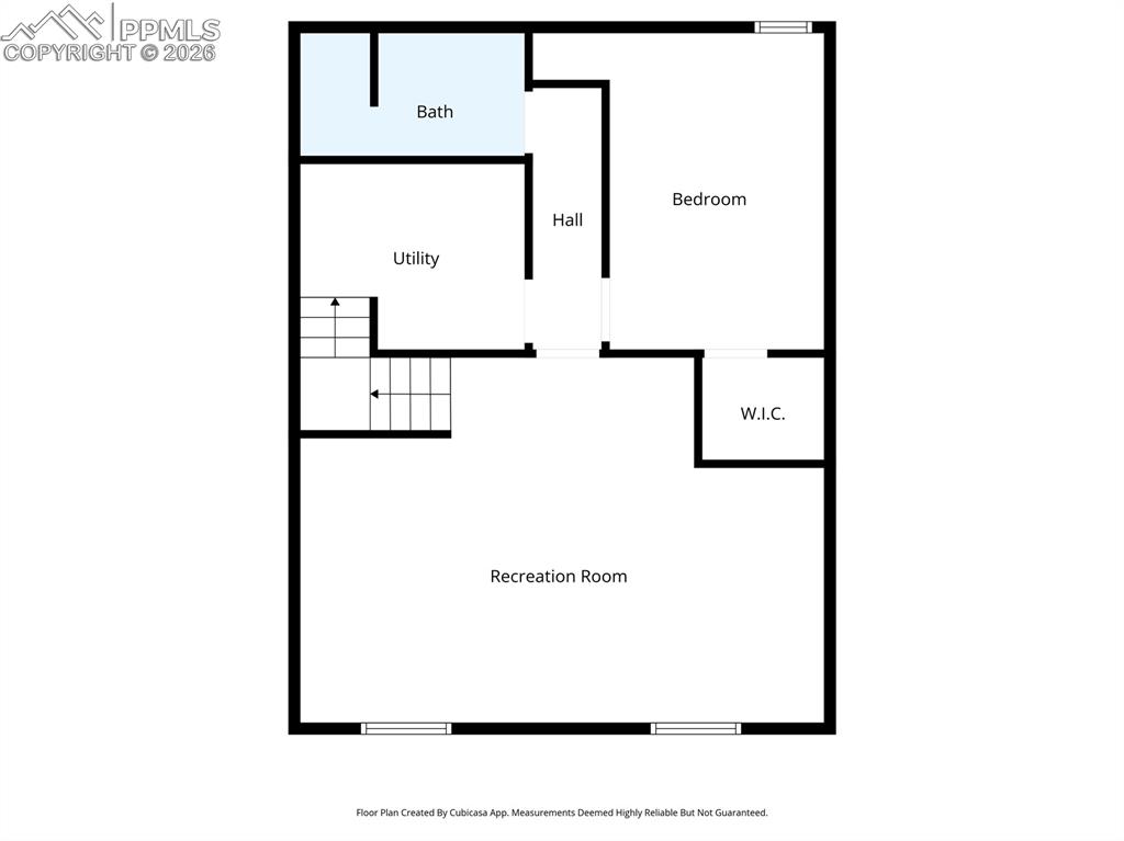 Image 50 of 50: Lower level floor plan.