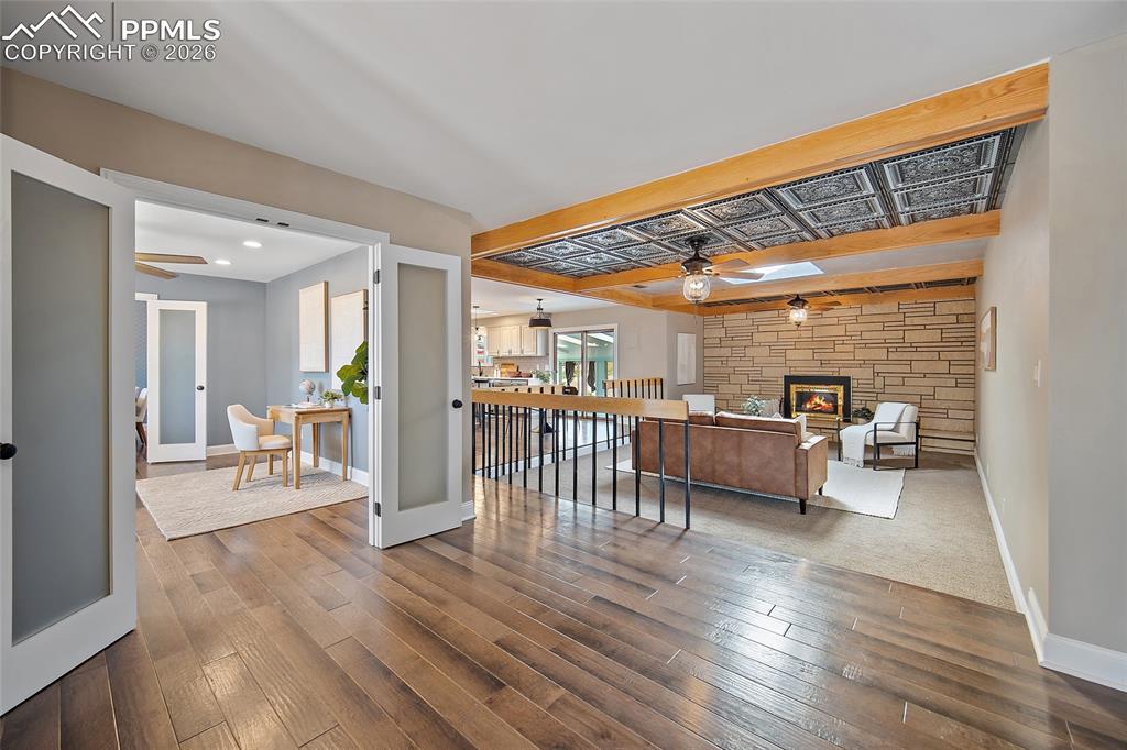 Image 7 of 50: Office and living room.