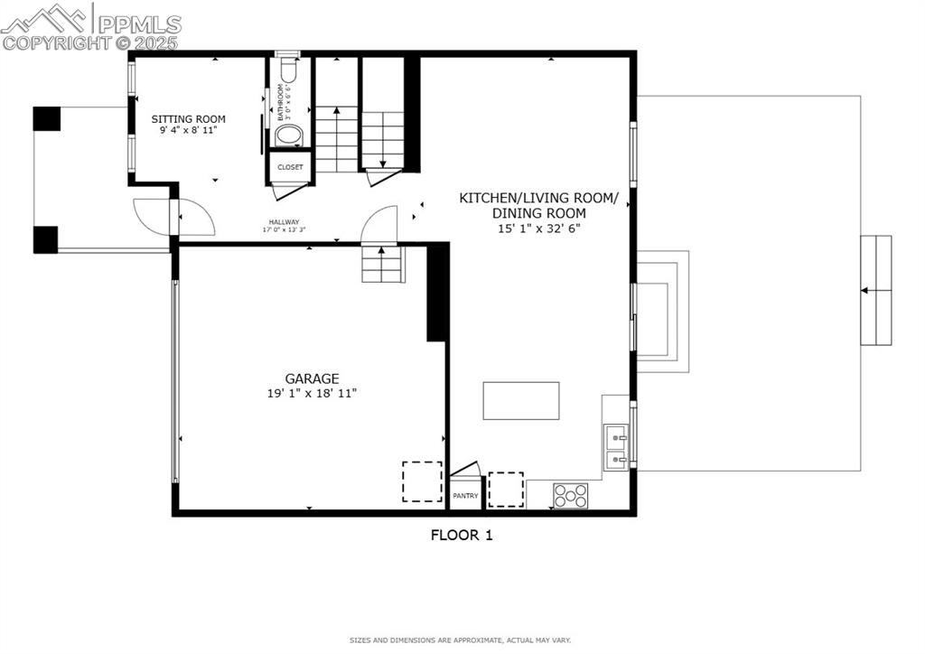 Image 22 of 24: Floor plan - main level