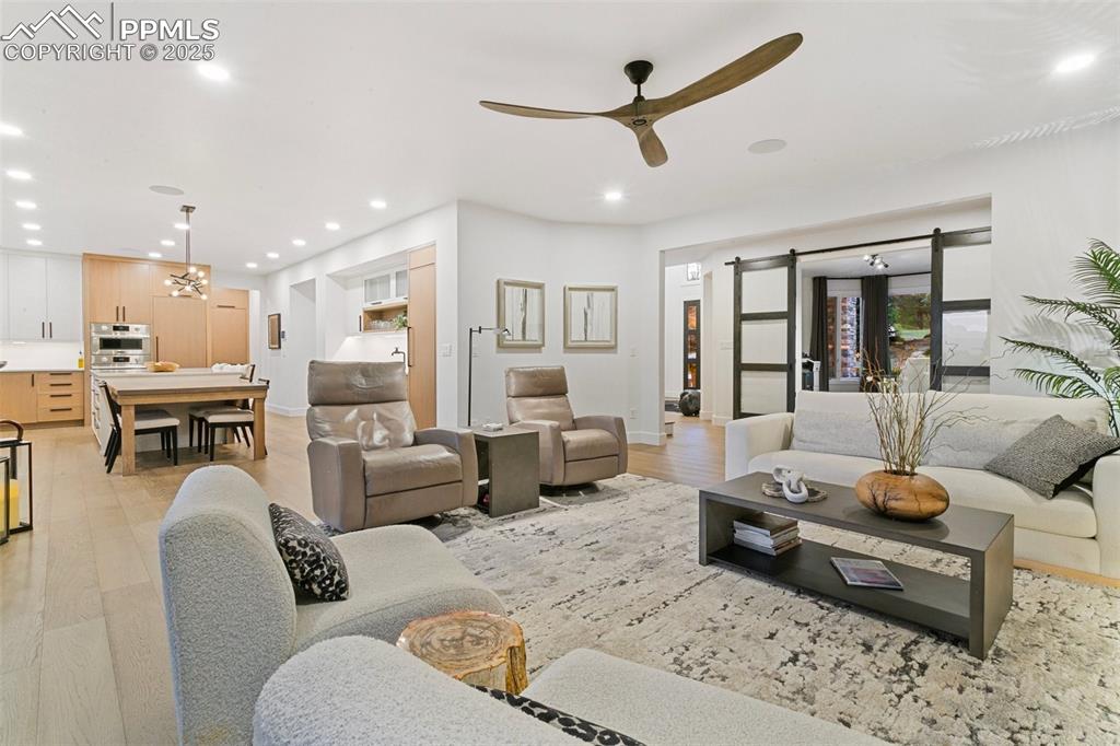 Image 13 of 50: Great Room flows easily from the kitchen and main entrance.