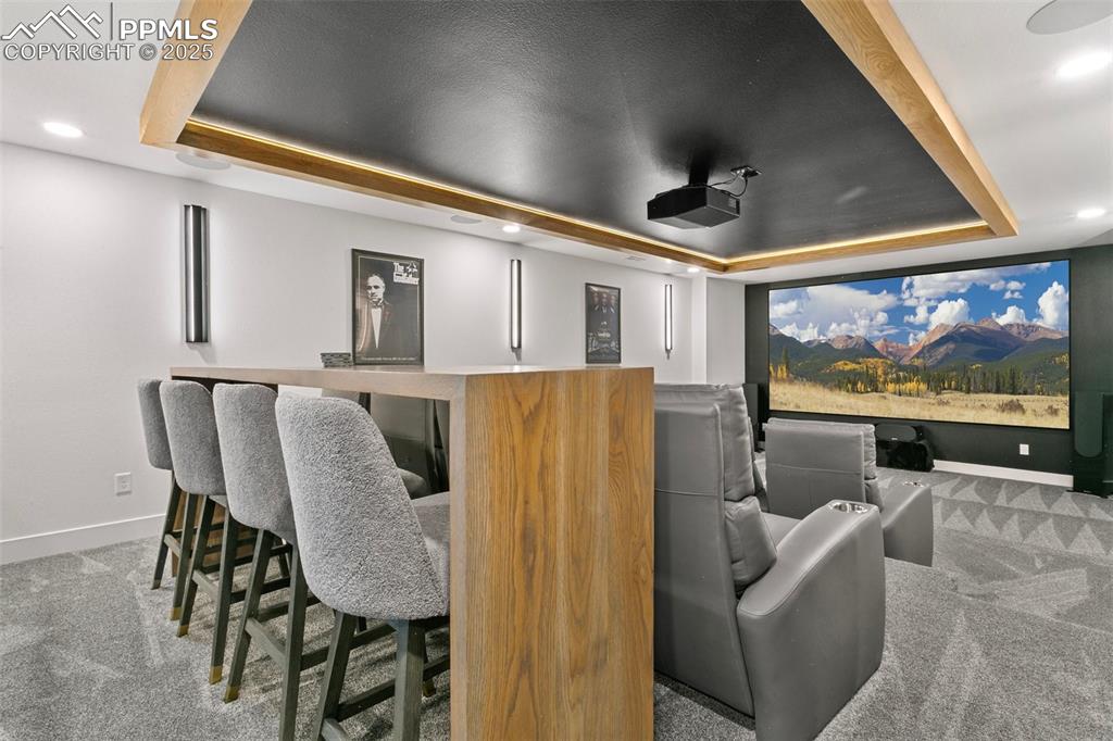 Image 40 of 50: 150" Theatre Screen by "screen Innovations" with an "Ambient Light Rejectin