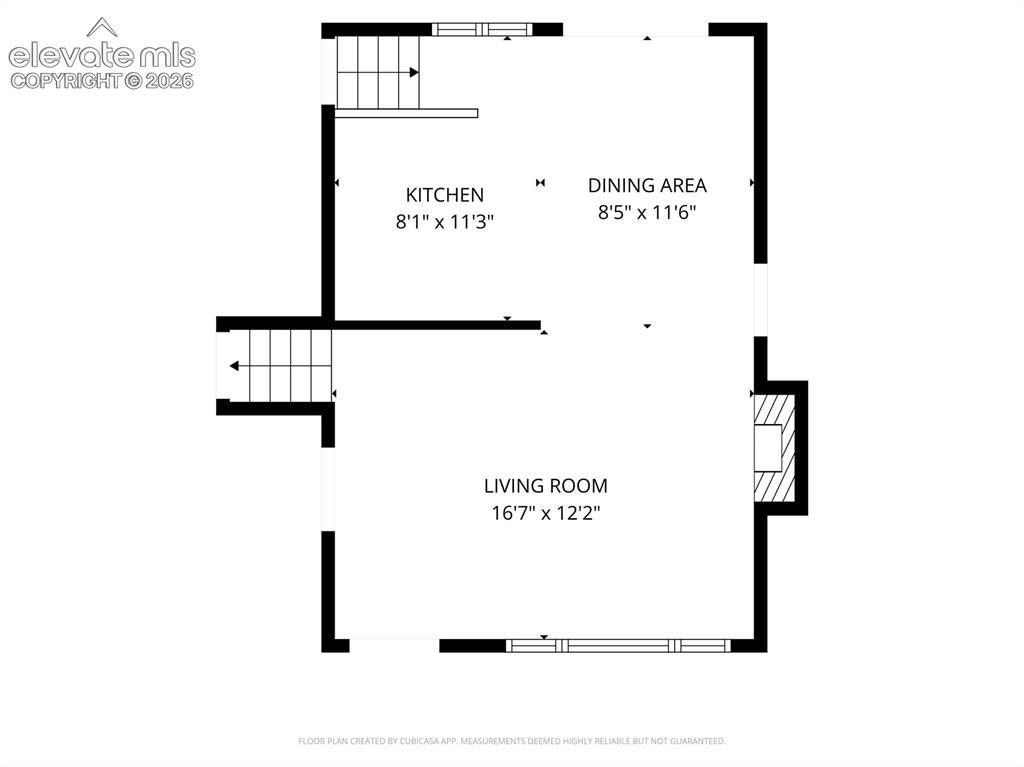 Image 35 of 36: Main level floor plan