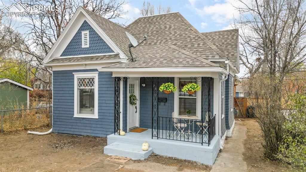 Caption: Front of Structure