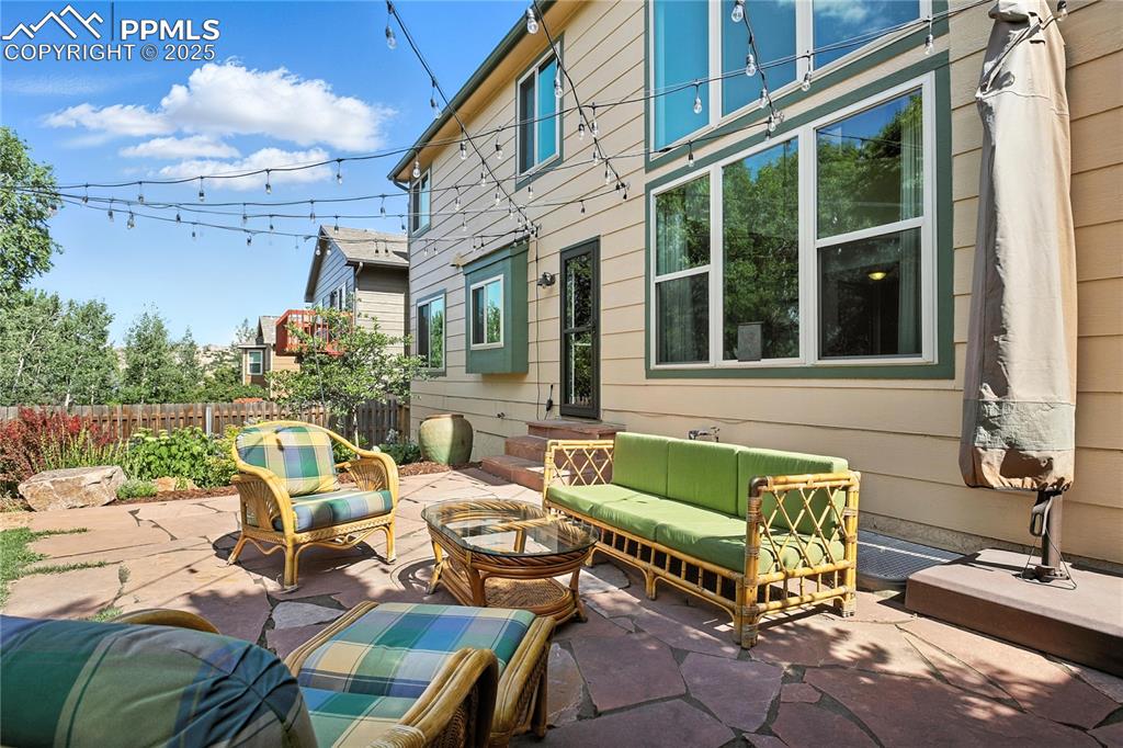 Image 36 of 50: View of patio / terrace featuring an outdoor living space