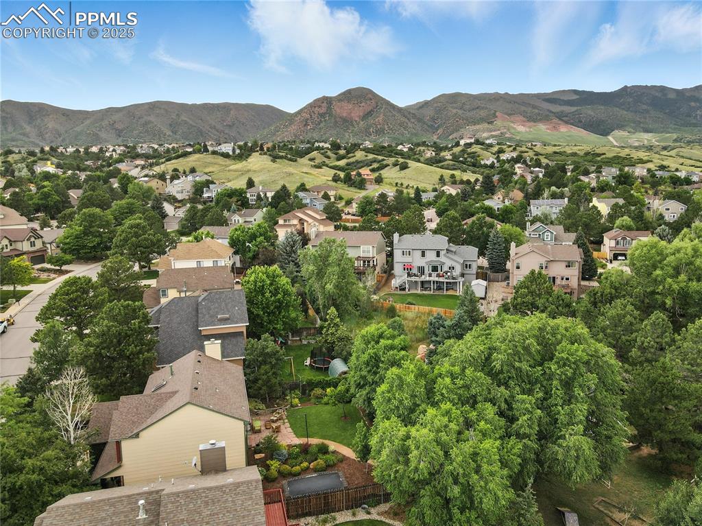 Image 48 of 50: Aerial overview of property