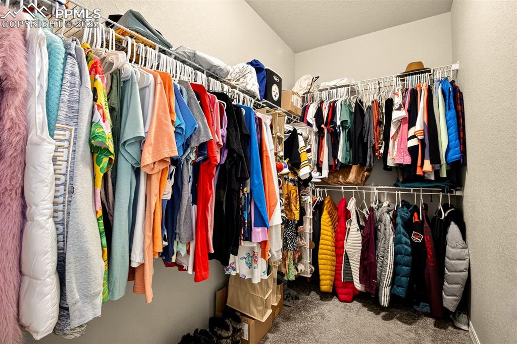 Image 16 of 31: 5x10 master bedroom closet.
