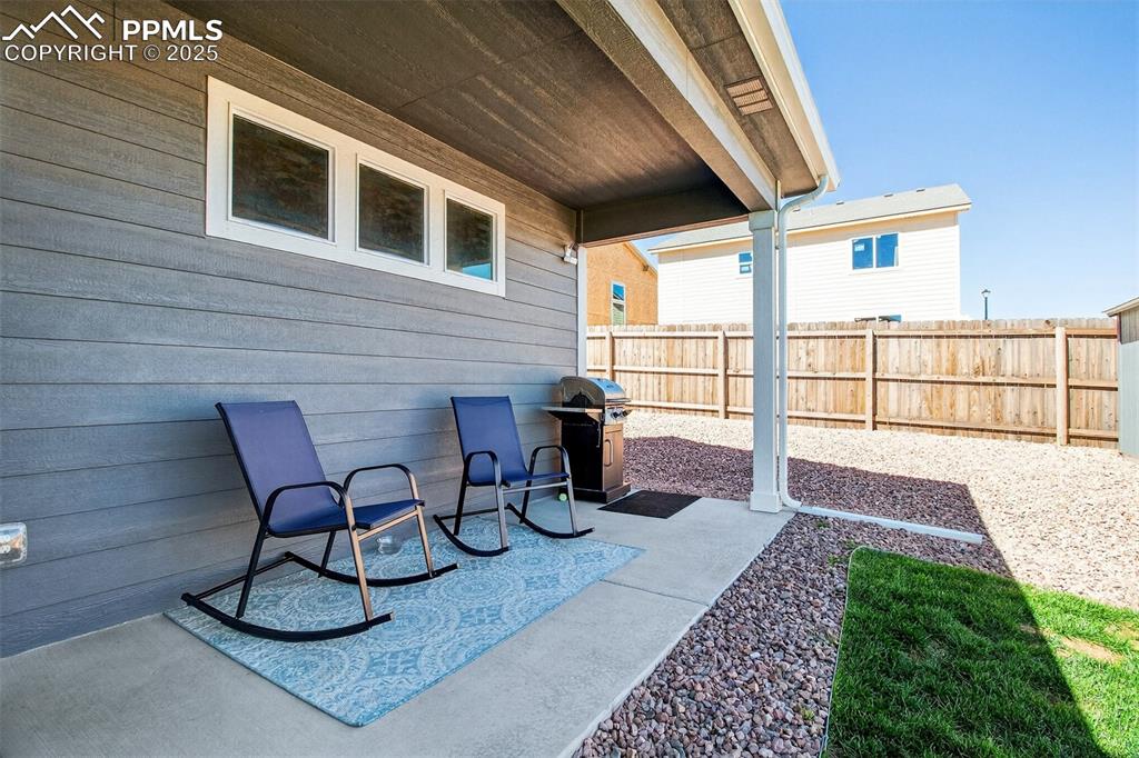 Image 29 of 31: 8x15 covered patio.