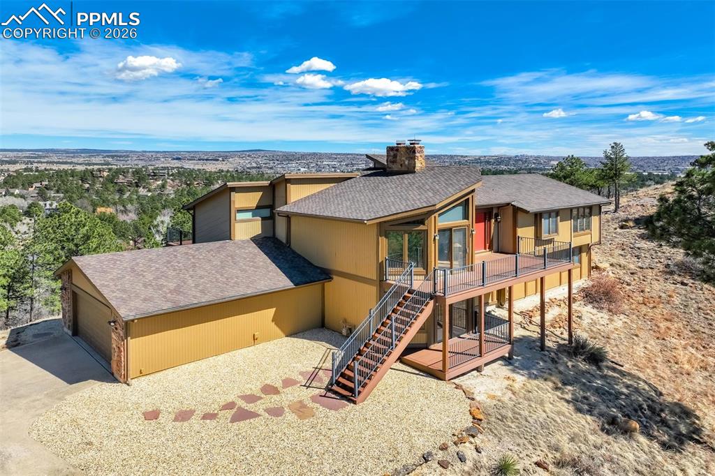 Caption: Front of Structure