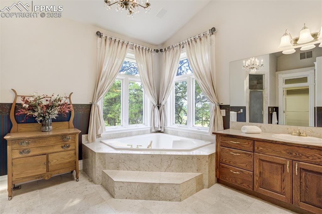 Image 25 of 50: Jetted soaking tub