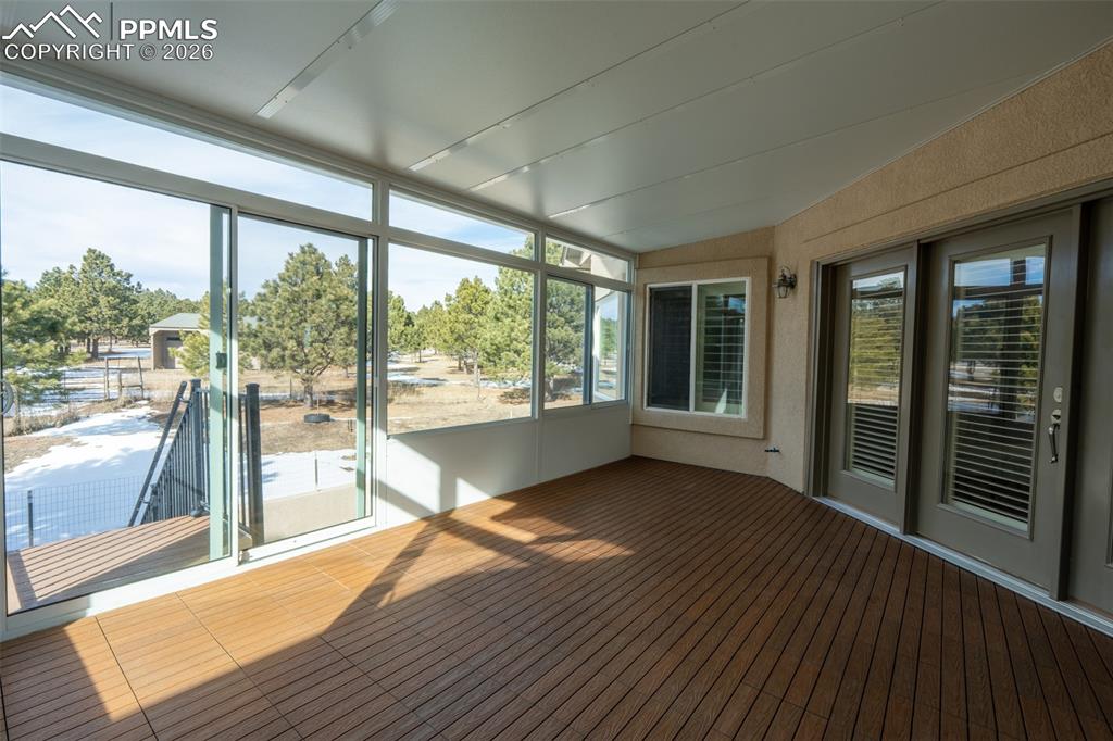 Image 24 of 49: Champion Windows Enclosed Sunroom with electricity 