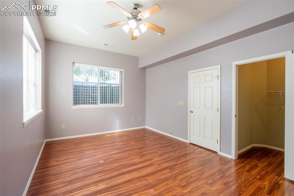 Image 31 of 49: Basement Bedroom with Walk In Closet