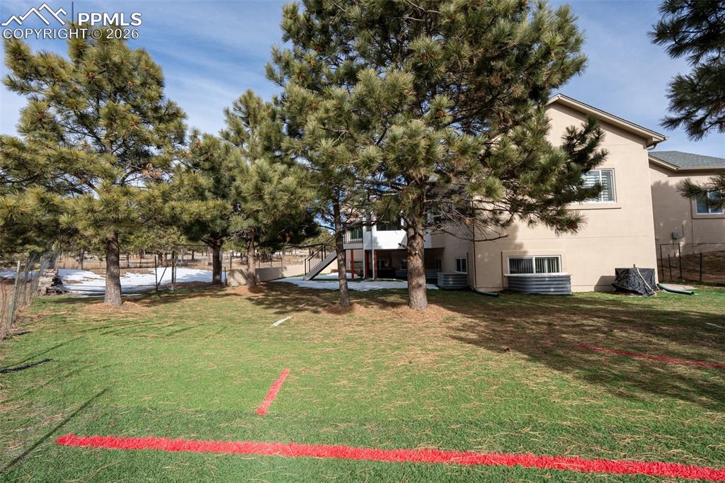 Image 48 of 49: Turf installed in the back and side yards