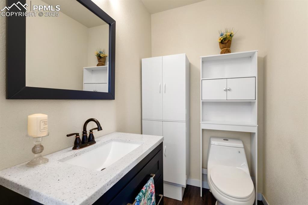 Image 9 of 19: Main level bathroom