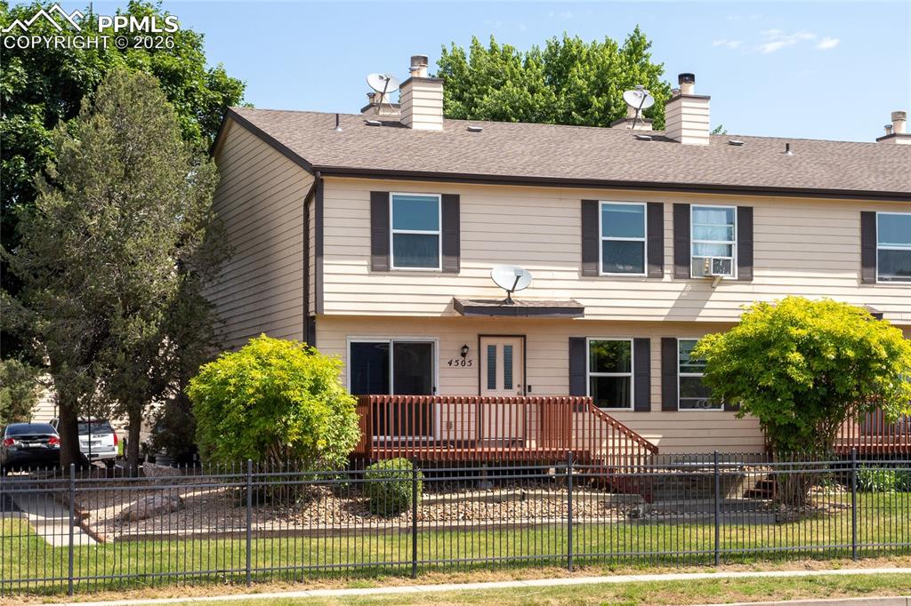 Caption: Front of Structure