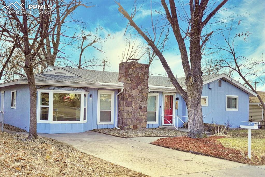 Caption: Front of Structure