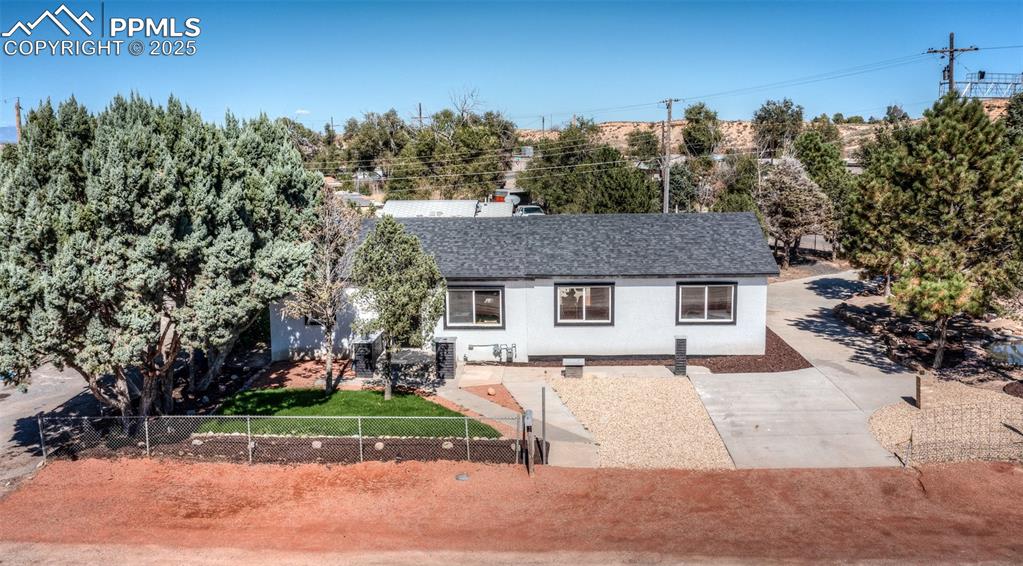 Caption: Front of Structure