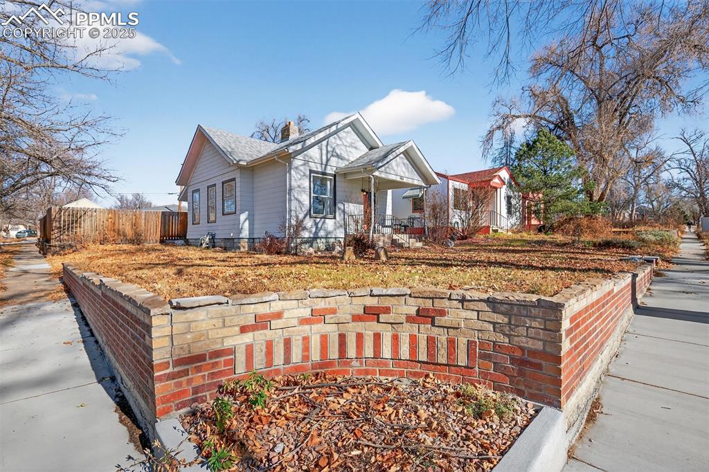 Caption: Front of Structure