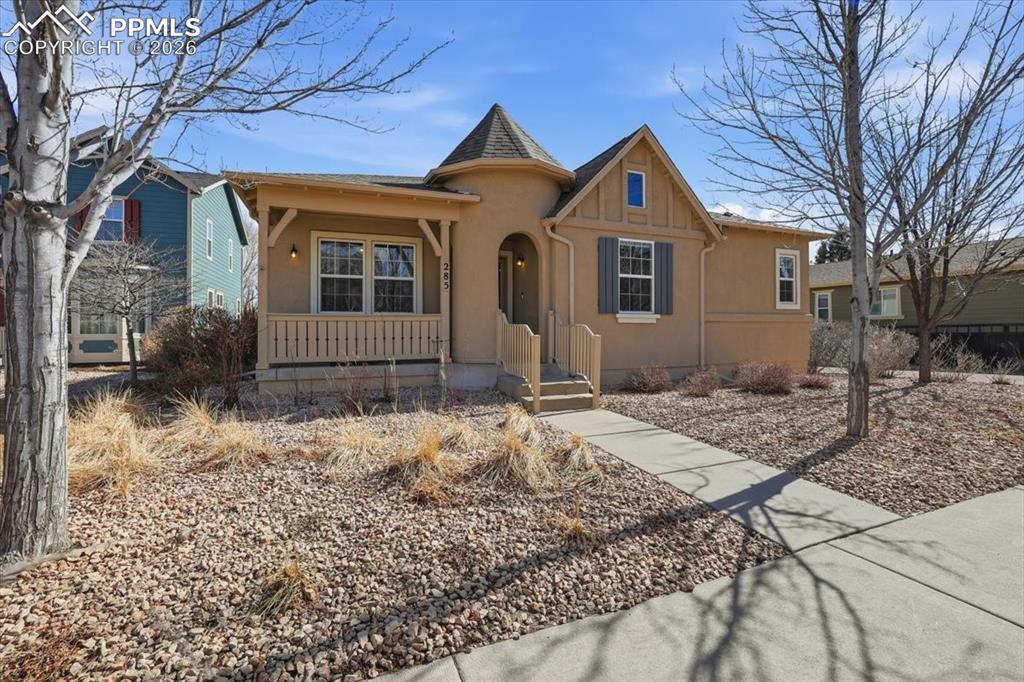 Caption: Front of Structure