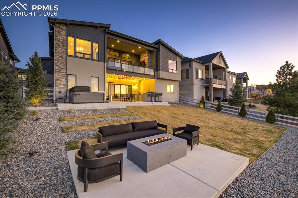 Image 41 of 50: Open space behind, trails beyond and the Front Range always in view
A home