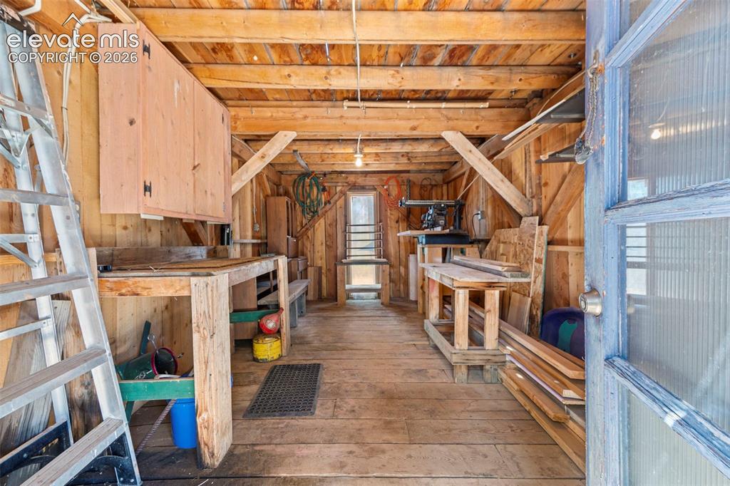 Image 25 of 33: Lower level of outbuilding