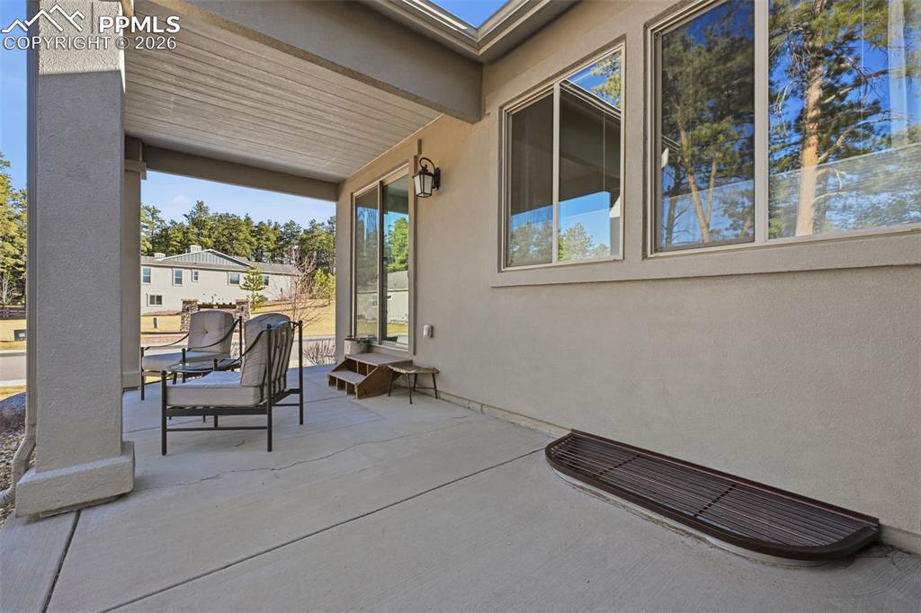 Image 37 of 40: Another view of the extended patio!