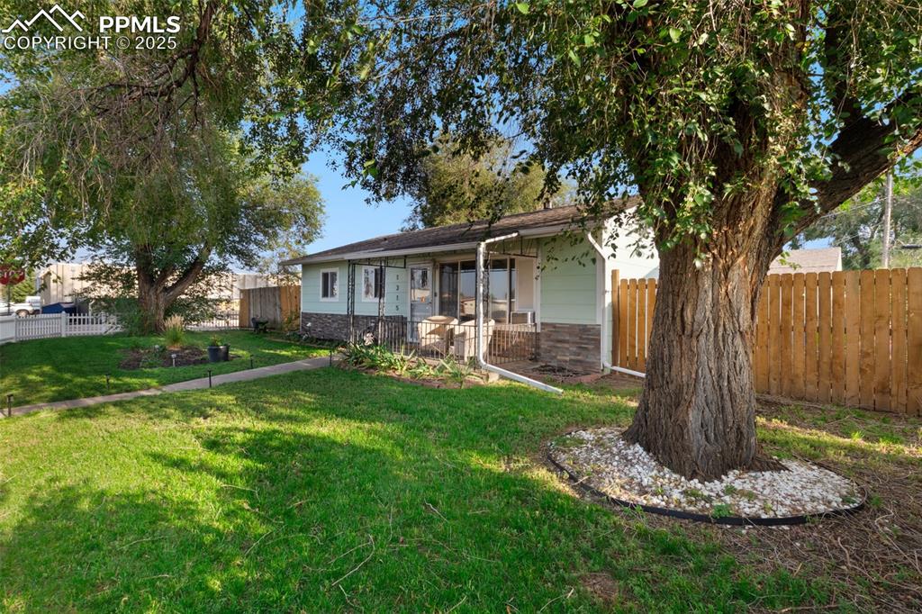 Image 33 of 34: PROPERTY HAS MATURE TREES 